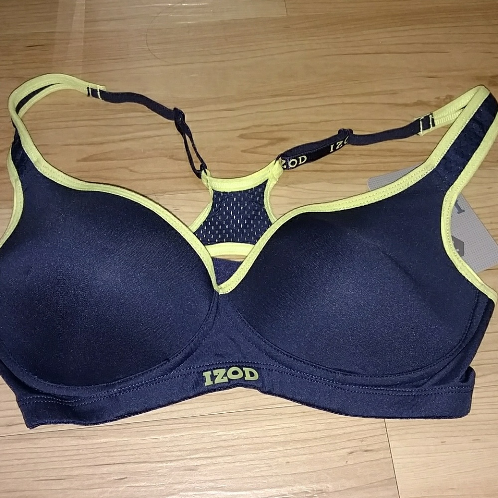 🐔 IZOD med/high-impact sports bra